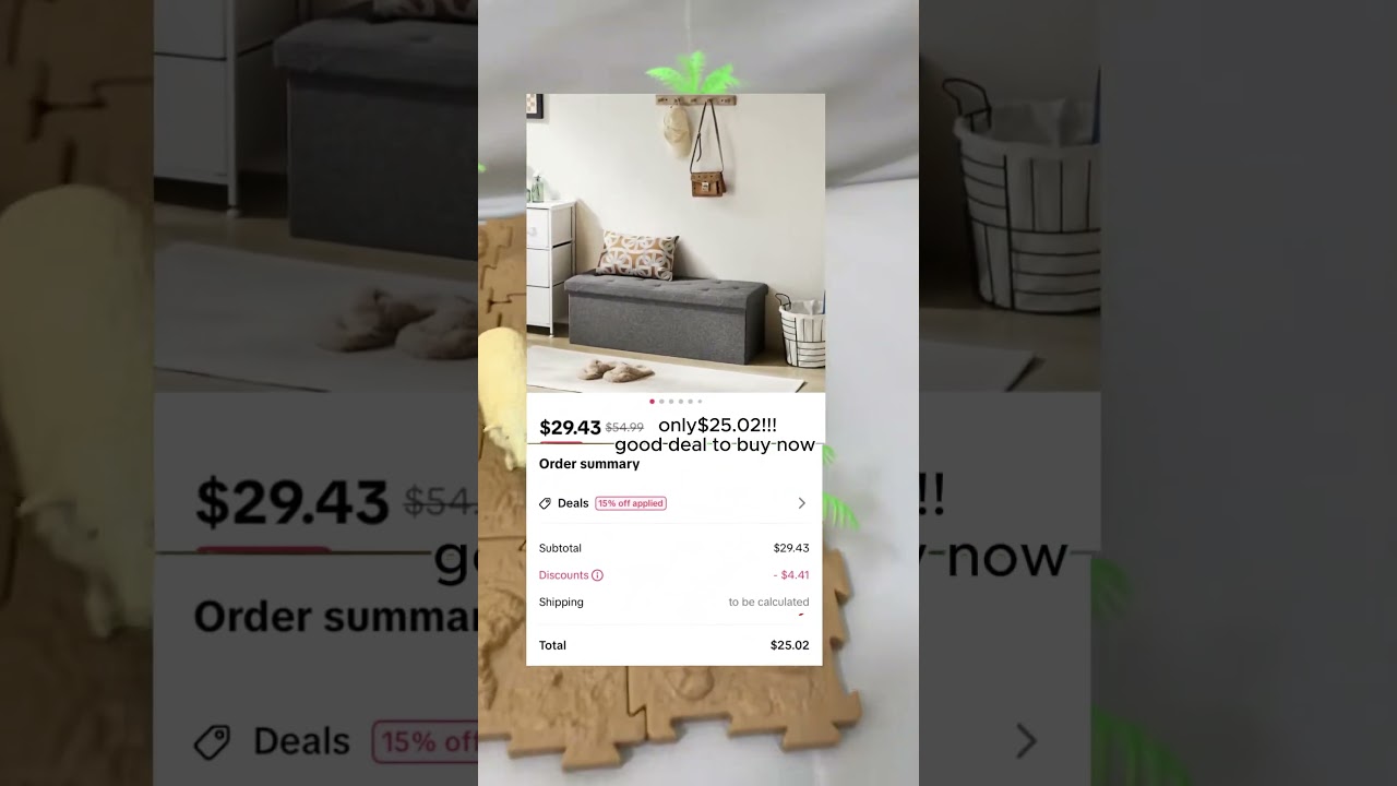 End of Bed Ottoman with Storage 