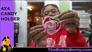 Easy In The Hoop Candy Holder 4x4 Machine Embroidery Friendly!