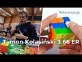 Tymon kolasiski 366 rekord europy  rekonstrukcja