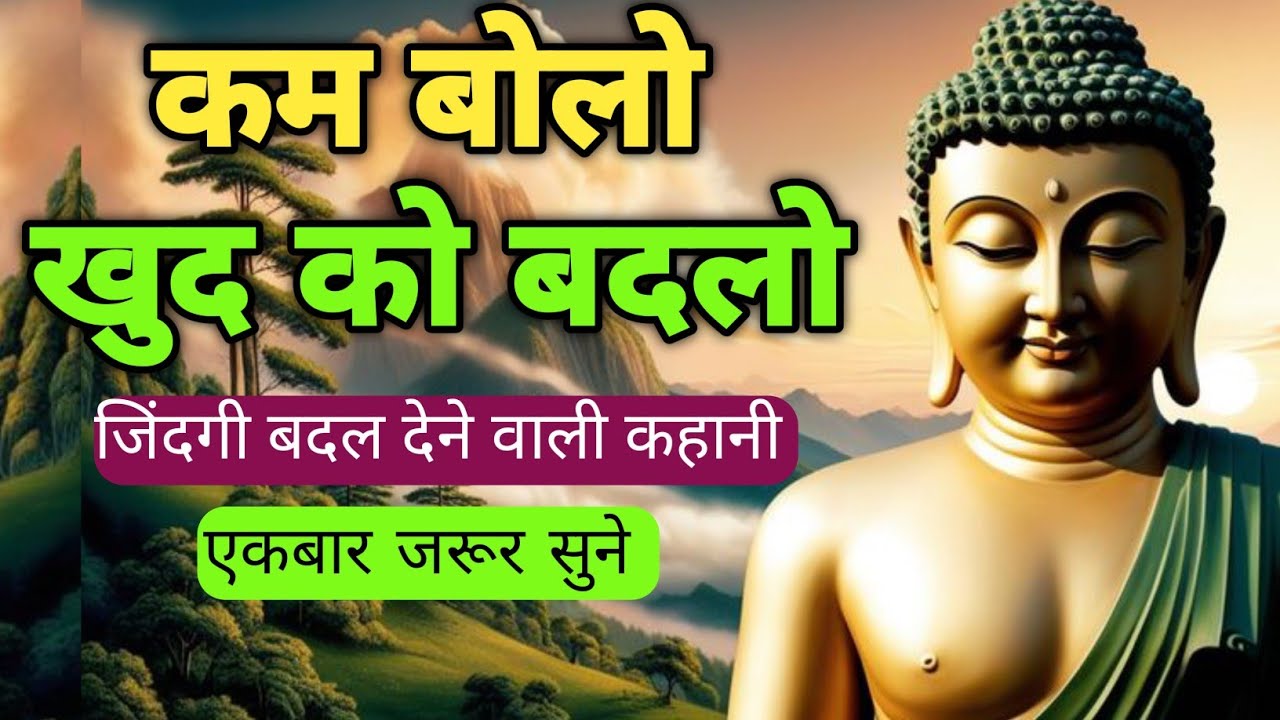 कम बोलो खुद को बदलो | गौतम बुद्ध कहानी | Buddhist Motivational Story on Self Development  