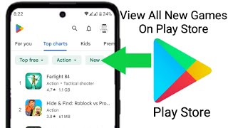 how to see all new games on play store | check new release games on google play store screenshot 2