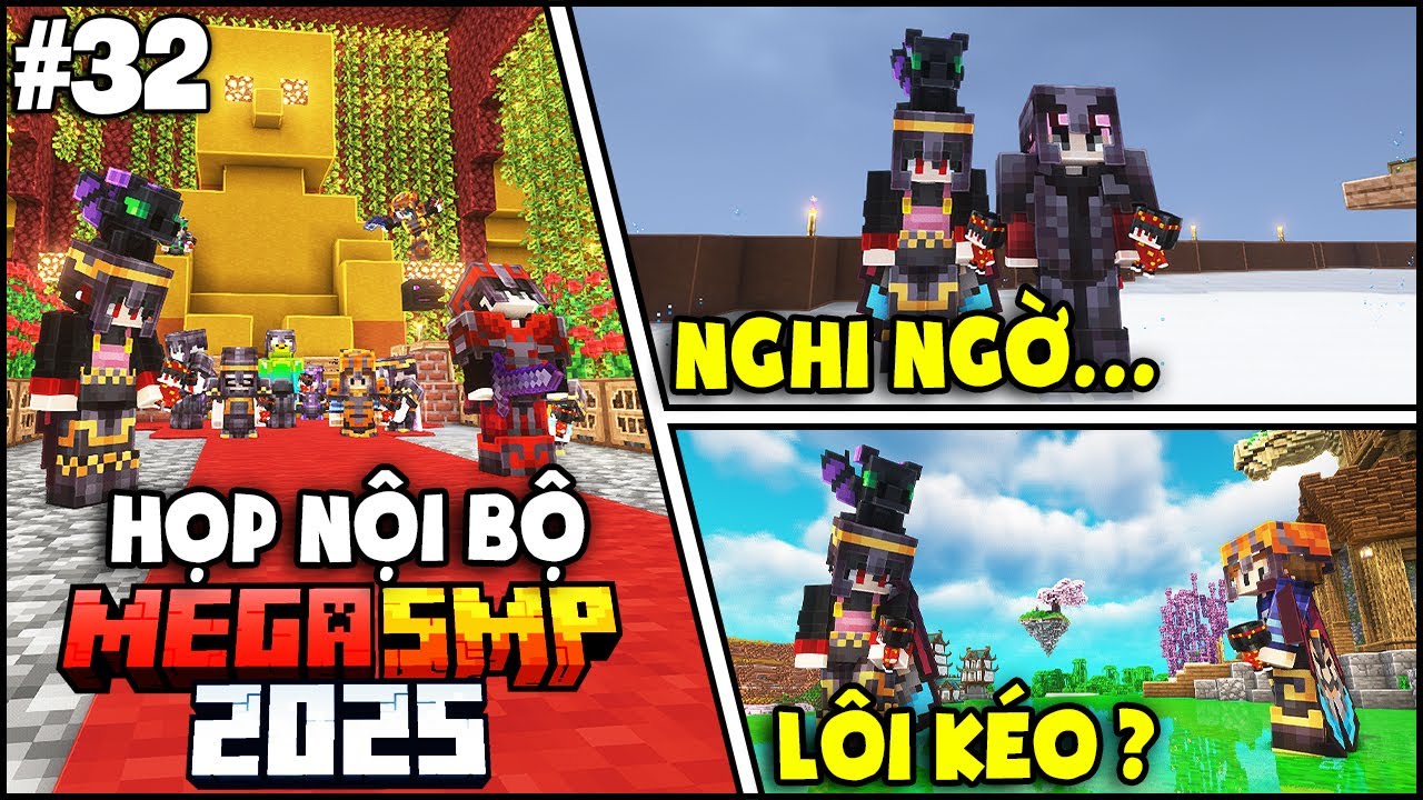 Cuộc Họp Nội Bộ Team Gọi Vốn ! Mọi Thứ Có Thực Sự Ổn ?! | KiraMC Minecraft MEGA SMP 2025 Tập 32