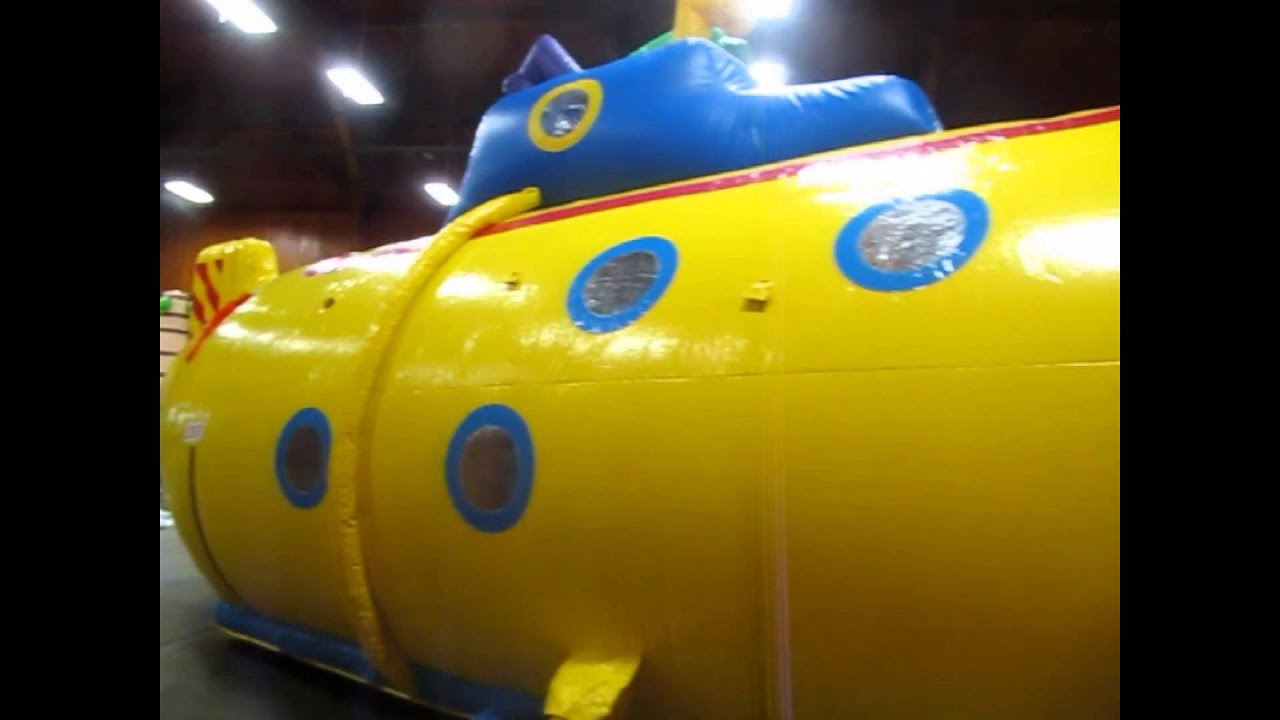 Yellow Submarine Inflatable Game Rental in MI, OH, IN, IL, KY, TN, WI