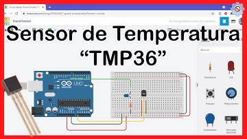 ✅ TMP36 Temperature Sensor with Arduino (Simulation in TINKERCAD)