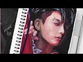 HOW TO : GOUACHE PORTRAITS | Jungkook painting talk through process