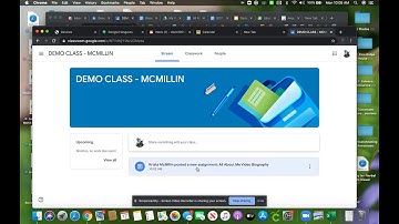 Google Classroom Basics How to Video