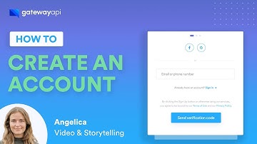 How to create an account - GatewayAPI