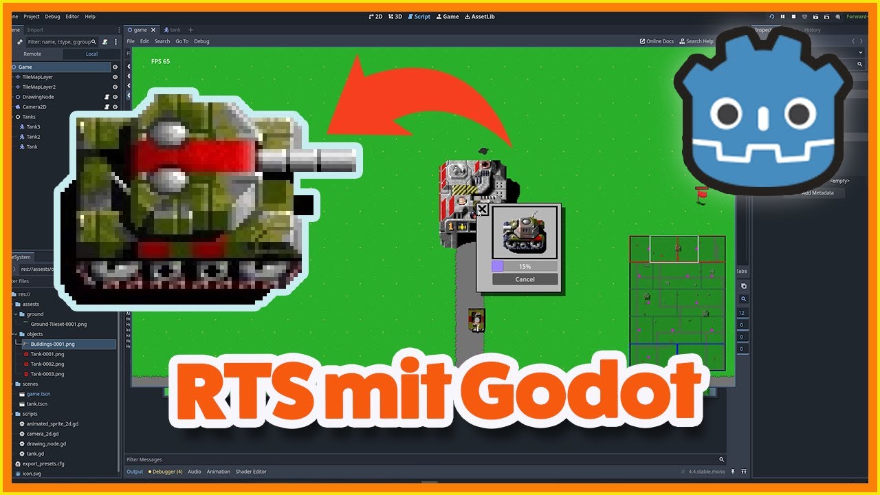 Mein RTS Game mit Godot - aktueller Zustand | Spieleentwicklung GameDev ...
