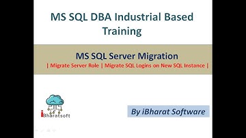 09. Migrate MS SQL Server Role | Step by Step SQL Login Migration Process in Hindi #ibharatsoftware