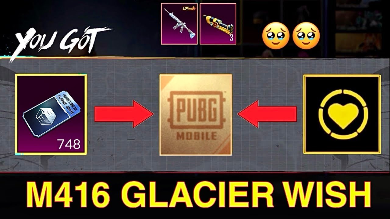 new premium crate opening pubg mobile 1000 Classic crate opening M416 glacier❄️3307 supply opening