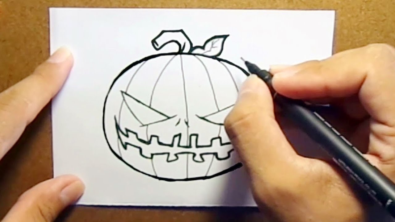 Como desenhar personagens do halloween?