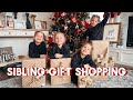 SHOPPING FOR SIBLING GIFT EXCHANGE | QUADRUPLET EDITION