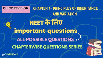 NCERT EXEMPLAR | MCQs | PRINCIPLES OF INHERITANCE AND VARIATION | CHAPTER 4 EXEMPLAR MCQS NEET 2025