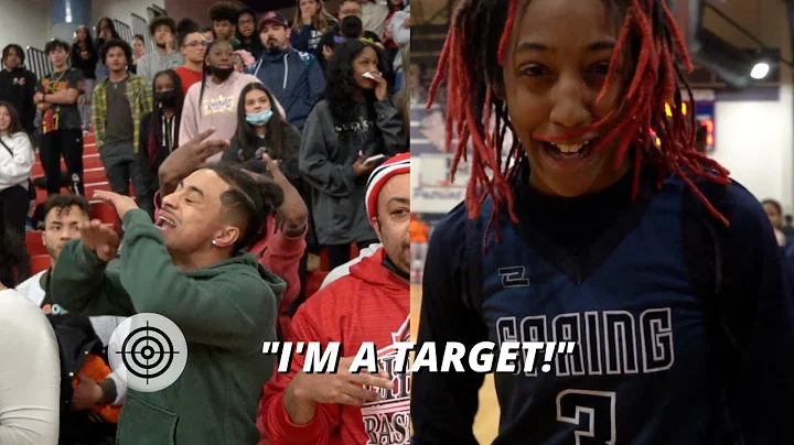 Julian Newman getting annoyed by a HATER! Jaden Newman vs Aaliyah Gayles GAME IS HEATED!!!