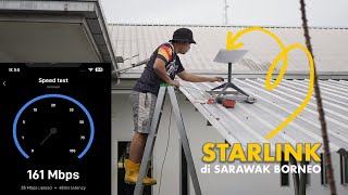 Ngena STARLINK🛰️Line Internet Paling Laju dikena Ba Menua Ulu/Kampung/Rural Area.