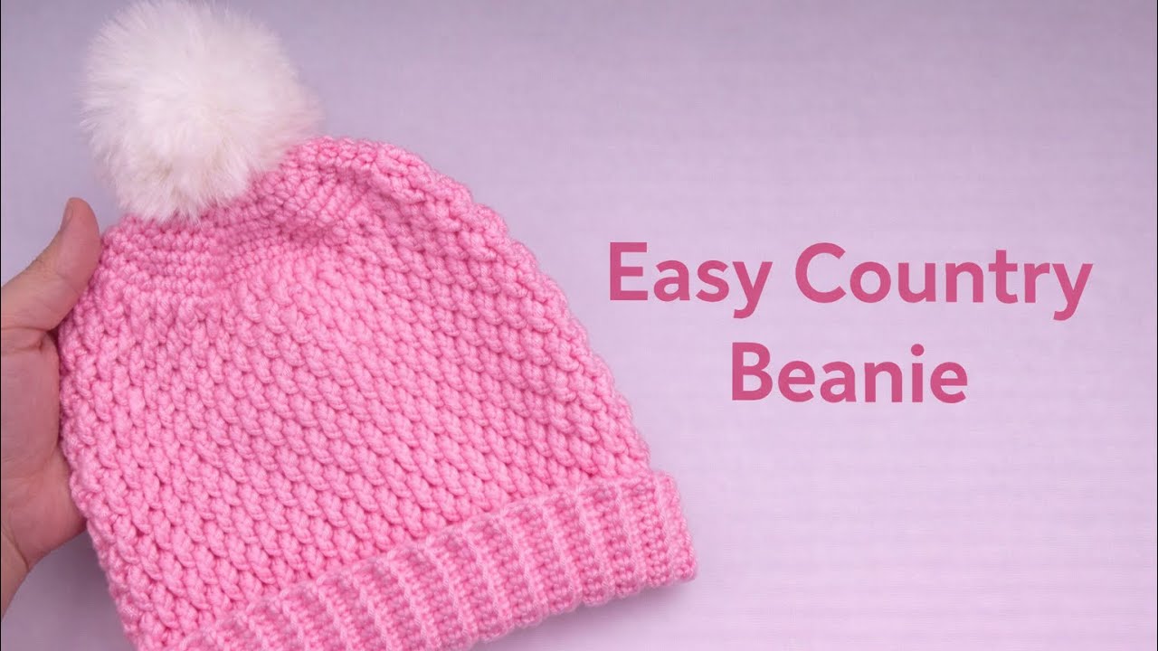 So Easy! Country Style Crochet Beanie ✨