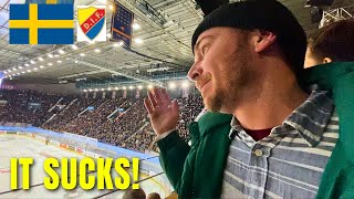 DISAPPOINTED at Swedish hockey experience (Djurgården vs. Mora)