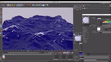 Cinema 4D Tutorial - How to Create Realistic Waves Using HOT4D
