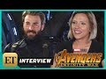 'Avengers: Infinity War': Scarlett Johansson and Chris Evans (FULL INTERVIEW)