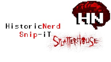 Historicnerd: Snip-it, Turbografx 16 and Splatterhouse