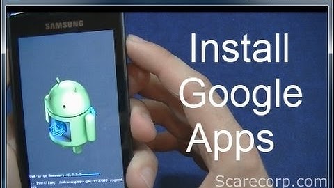 Install Google Apps on Cyanogen Rom