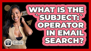 What Is The `subject:` Operator In Email Search?