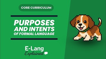 VCE English Language: Purposes & Intents of Formal Language
