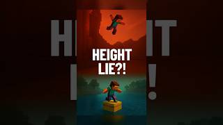 Height Lie?! 😳#Minecraft #Shorts