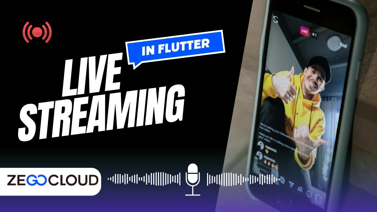Make Live Streaming in Flutter using ZEGOCLOUD Live Streaming SDK - YouTube