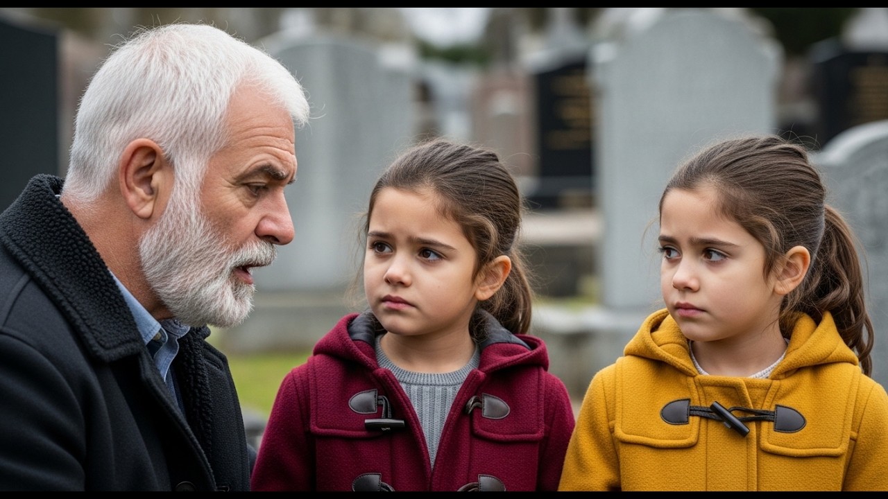 Billionaire Finds Twin Girls Praying at His Son's Grave   The Reason Makes Him Collapse