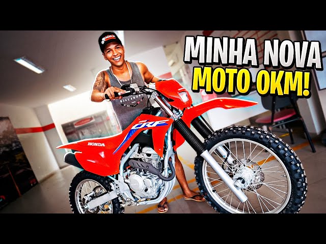 Leilão de Moto Trilha Honda CRF 250, 2020/2020- SEM DIREITO A DOCUMENTAÇÃO