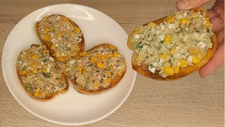 Вкусный и сытный завтрак за 5 минут! Идеальная закуска на все случаи жизни!