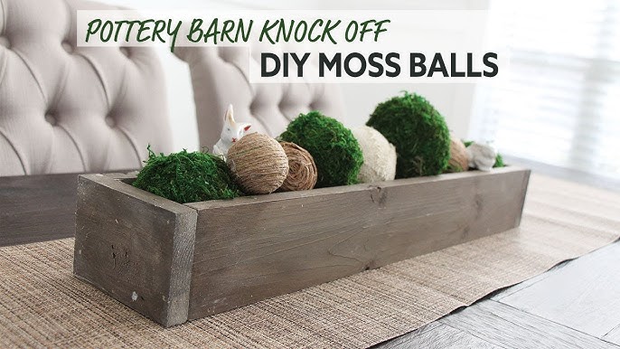 Make Decorative Moss Balls For Spring - Twelve On Main