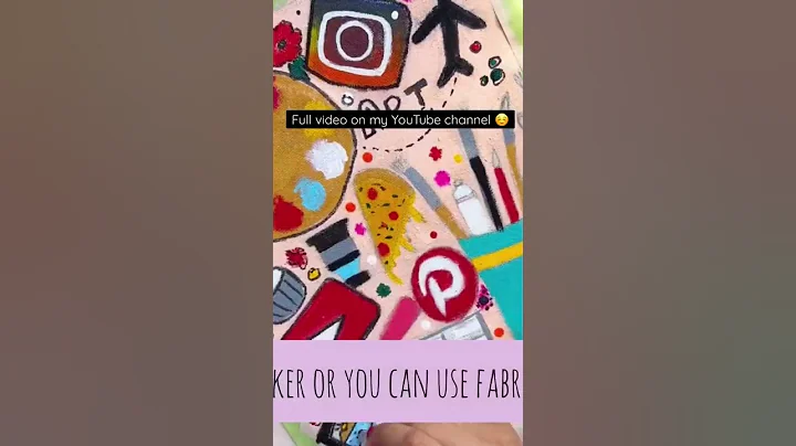 DIY/Personalised tote bag ❤️ #shorts #youtubeshorts #trending #theartfeed
