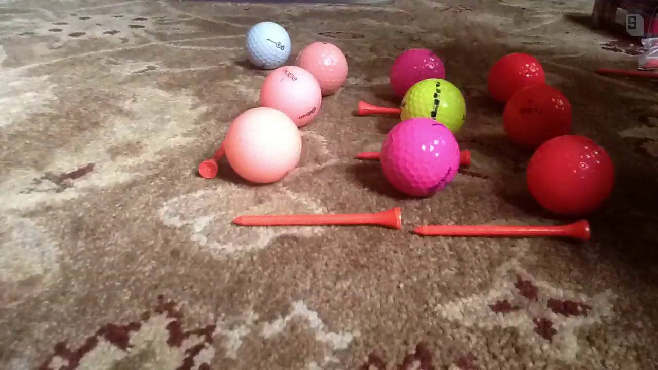 Golf ball stacking and shapes YouTube