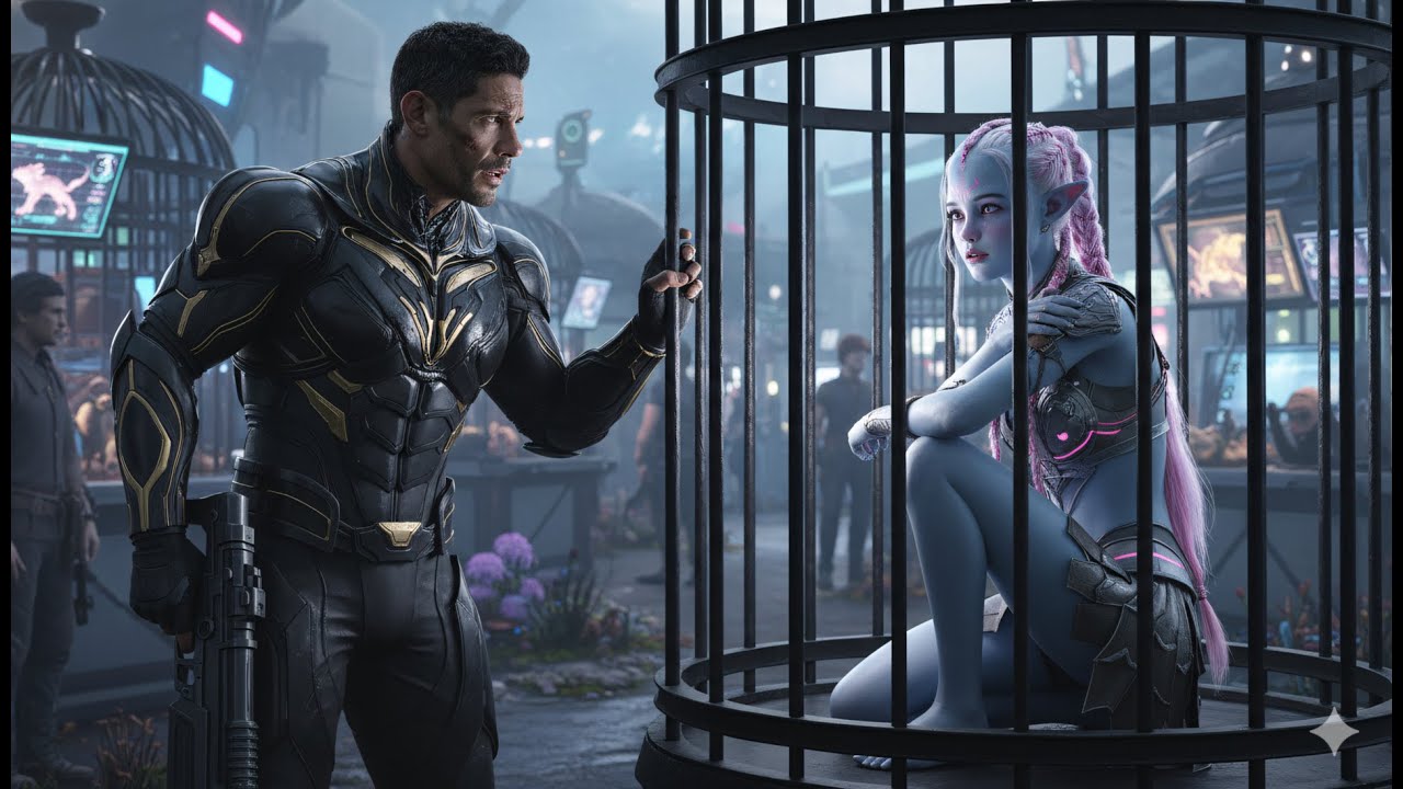 The Human Veteran Expected A Pet — But Found A Terrified Alien Princess Waiting In A Cage Instead