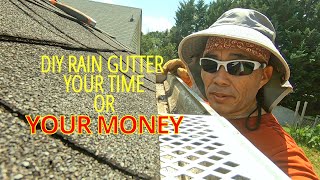 DIY CLEARING A GUTTER -YOUR TIME OR YOUR MONEY -HOME IMPROVEMENT