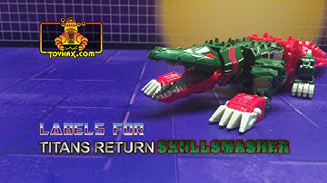 Labels for Titans Return Skullsmasher
