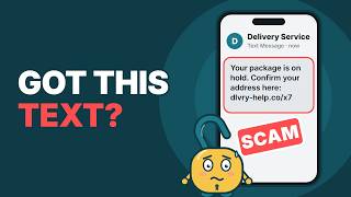 Got a Text About a Package It's Probably a Scam