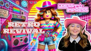 It's a Dress to Impress Retro Revival! | Stream Clip :)