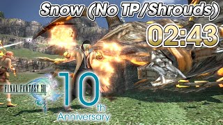 FF13 Snow vs. Long Gui 02:43 (No TP/Shrouds) Final Fantasy XIII 10th Anniversary [waifu2x 4K]