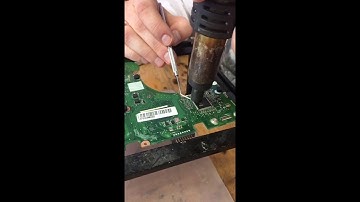 Снятие мультиконтроллера с материнской платы ноутбука