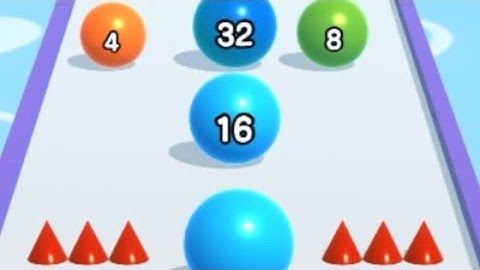 BALL RUN 2048  - All  Levels Gameplay IOS  (Levels 529 - 533).
