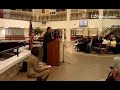 Architect Bob Hoffman accepts Lifetime Avhivement Award from Lebanon School District's Cedar Foundat