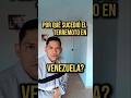 Por que en Venezuela sucedió el terremoto, estoy convencido de que es algo espiritual.