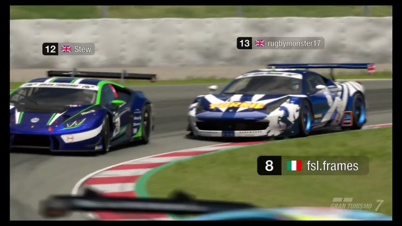 Jan 26 daily race 2 part 1 Yorkshire Ferrari 458 granturismo 7