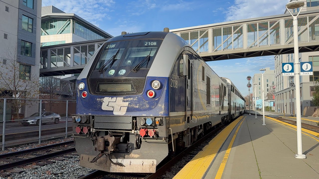 Amtrak Capitol Corridor 727 At Oakland Jack London Square CA 