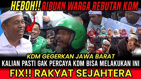 BIKIN NANGIS SEMUA ORANG!! RIBUAN WARGA REBUTAN KDM, KALIAN PASTI GAK PERCAYA KDM BISA LAKUKAN INI.