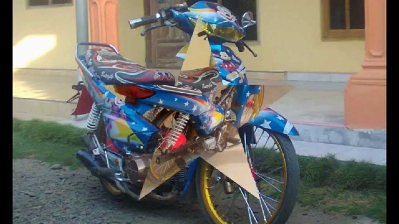 Koleksi Modifikasi Motor Supra X 125 Air Brush Terkeren Palm