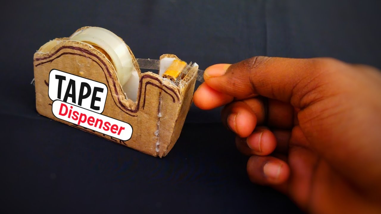 How To Make Tape Cutter At Home With Cardboard YouTube